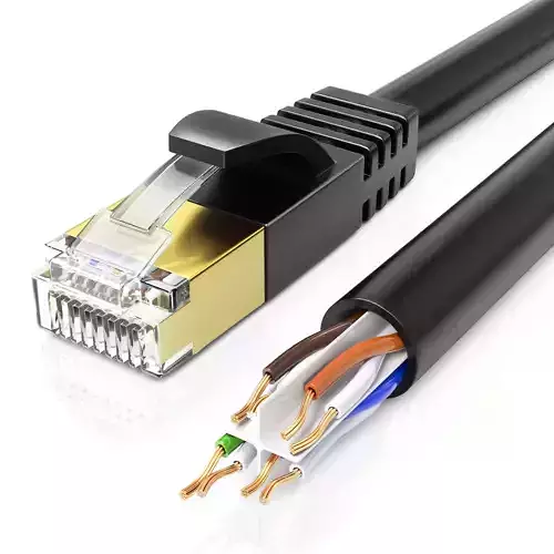 Ethernet starch cable Plug  cat 7 3D model  3D model