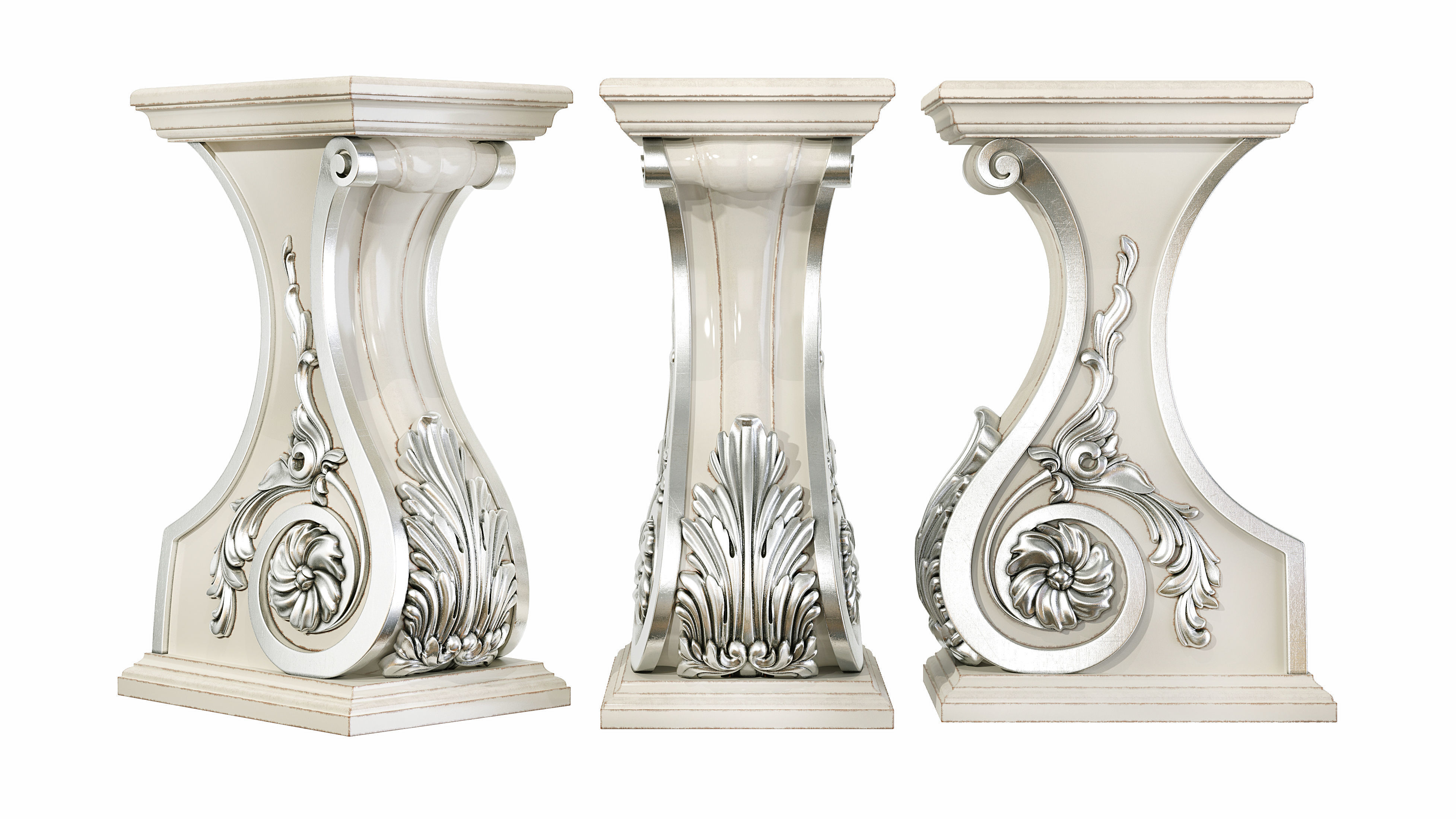 Classic leg 061 3D model_3