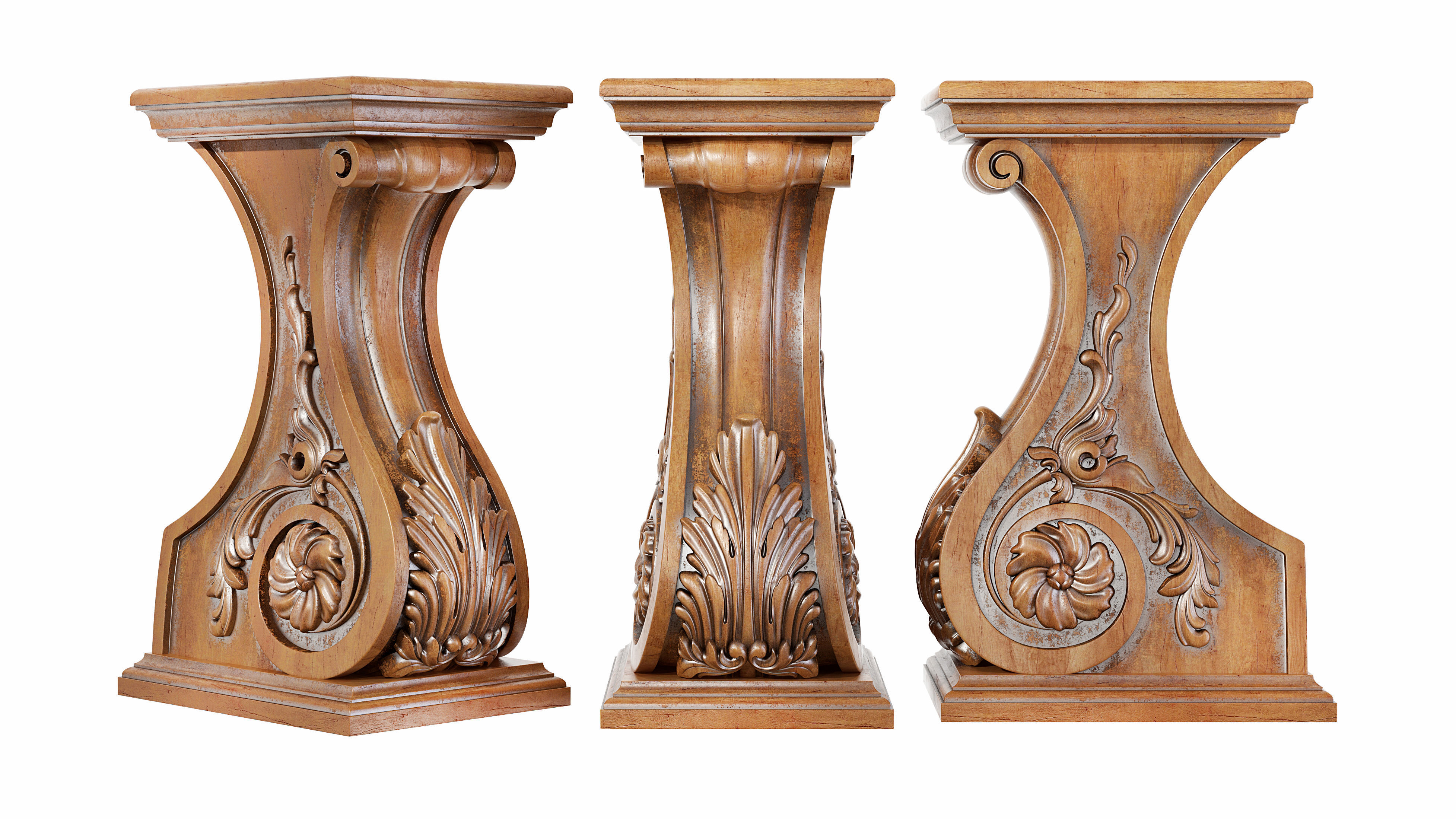 Classic leg 061 3D model_2