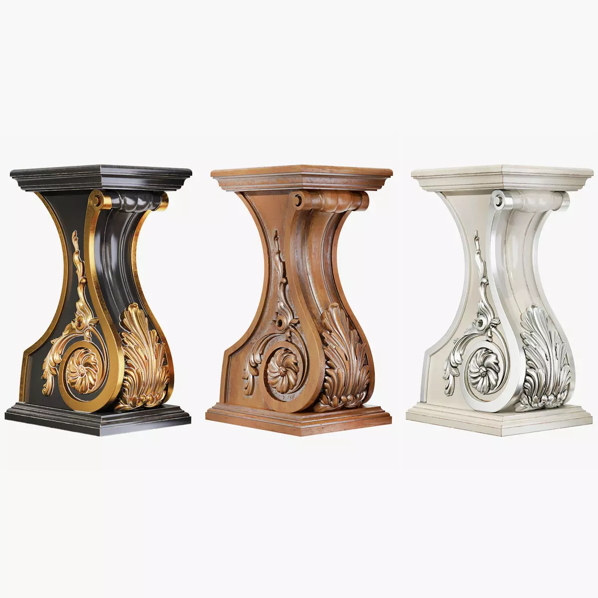 Classic leg 061 3D model_0