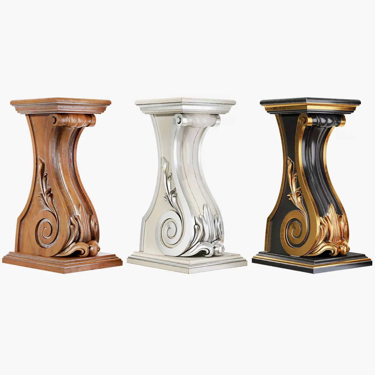 Classic leg 062 3D model_0