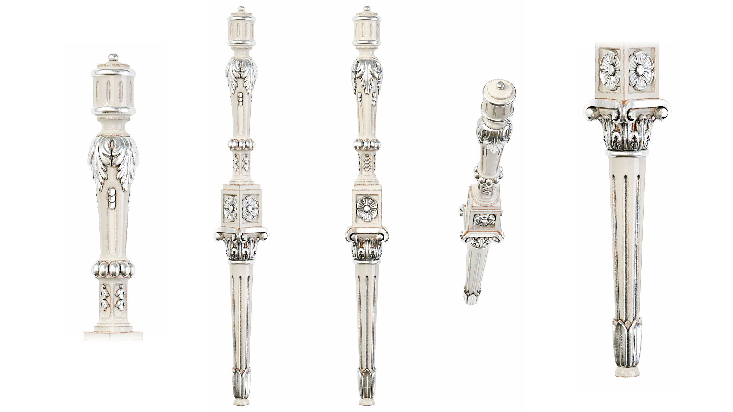 Classic leg 064 3D model_3