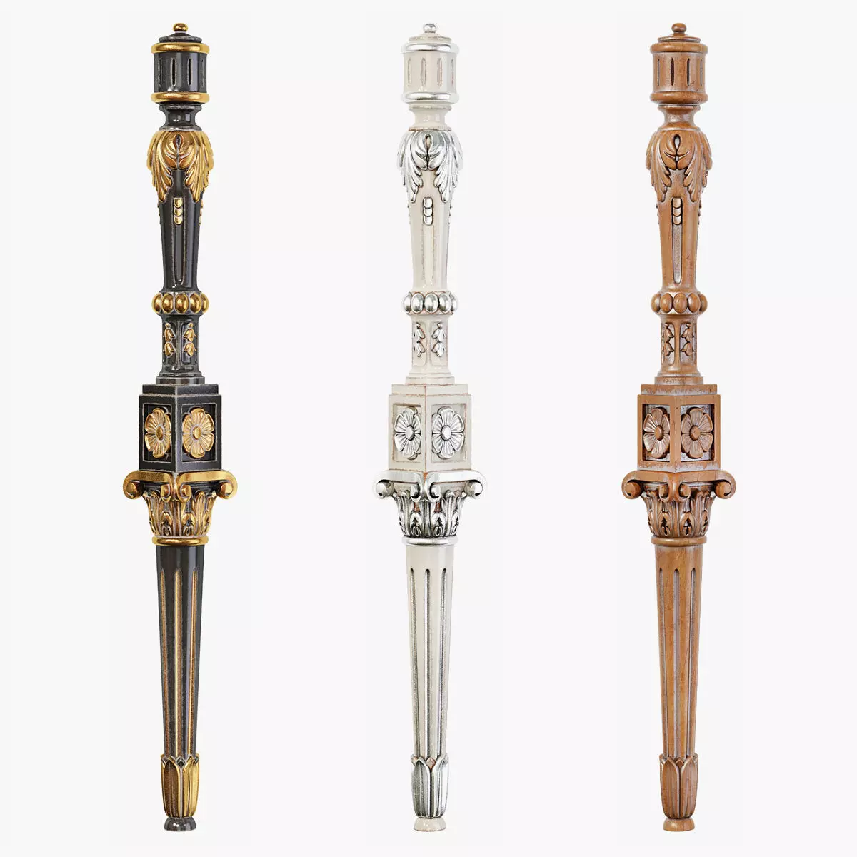 Classic leg 064 3D model_0