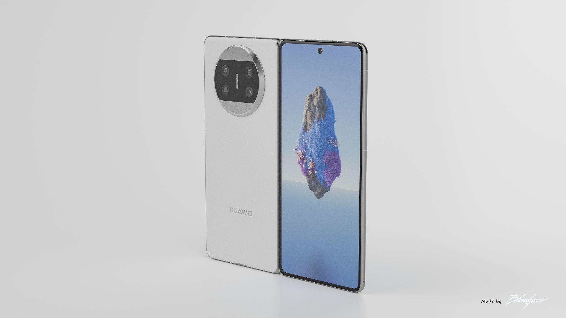 HUAWEi MATE X3 3D model_6