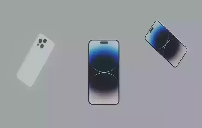 iPhone 14 3D model iPhone 14 3D model