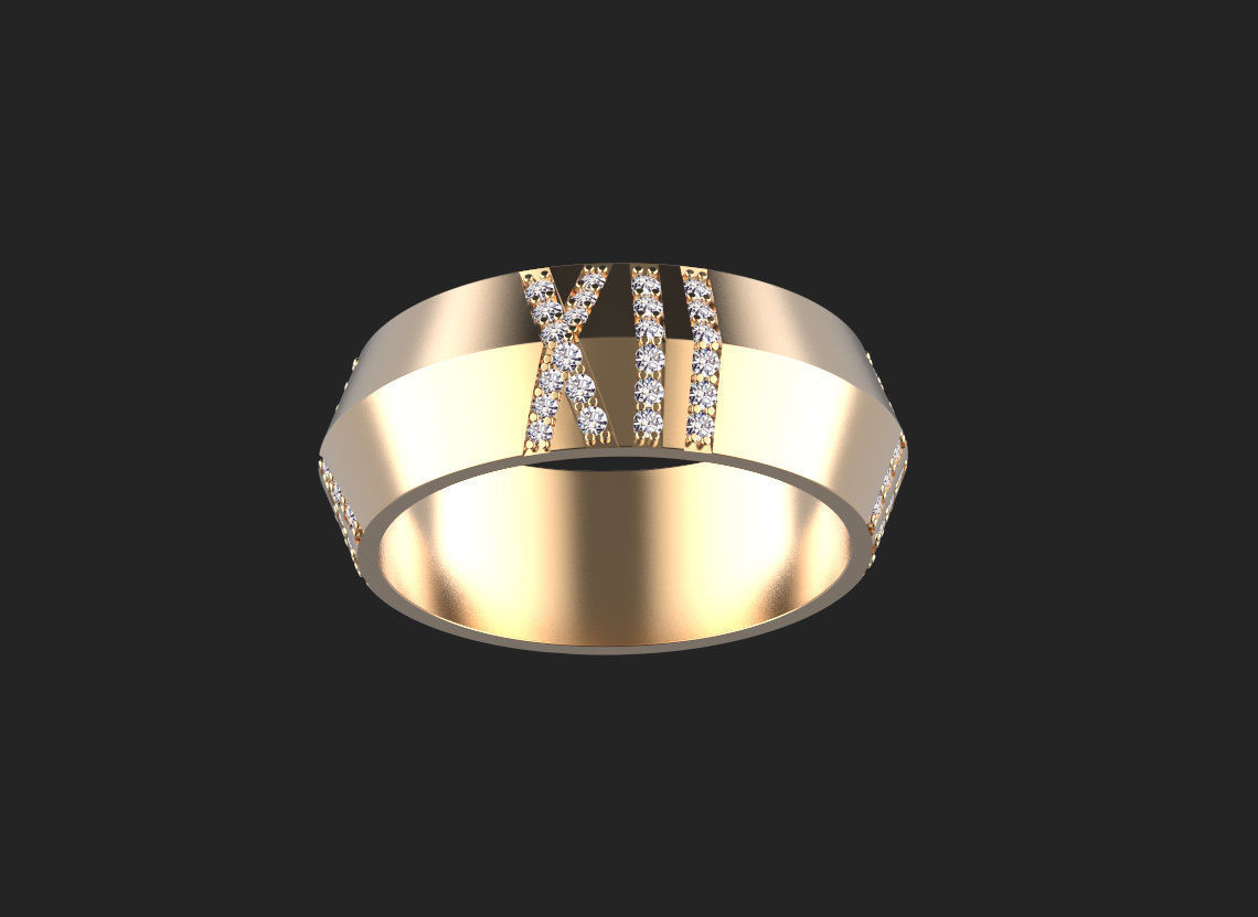 ring time 3D print model_6