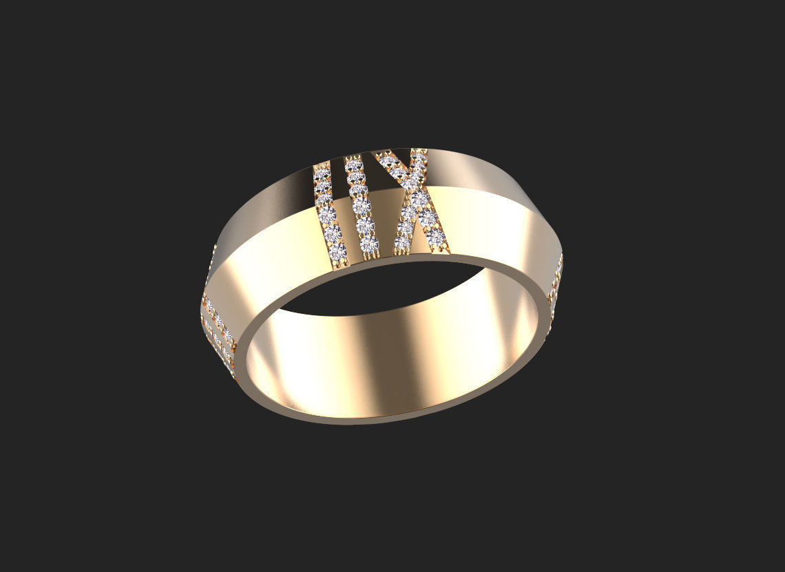 ring time 3D print model_30