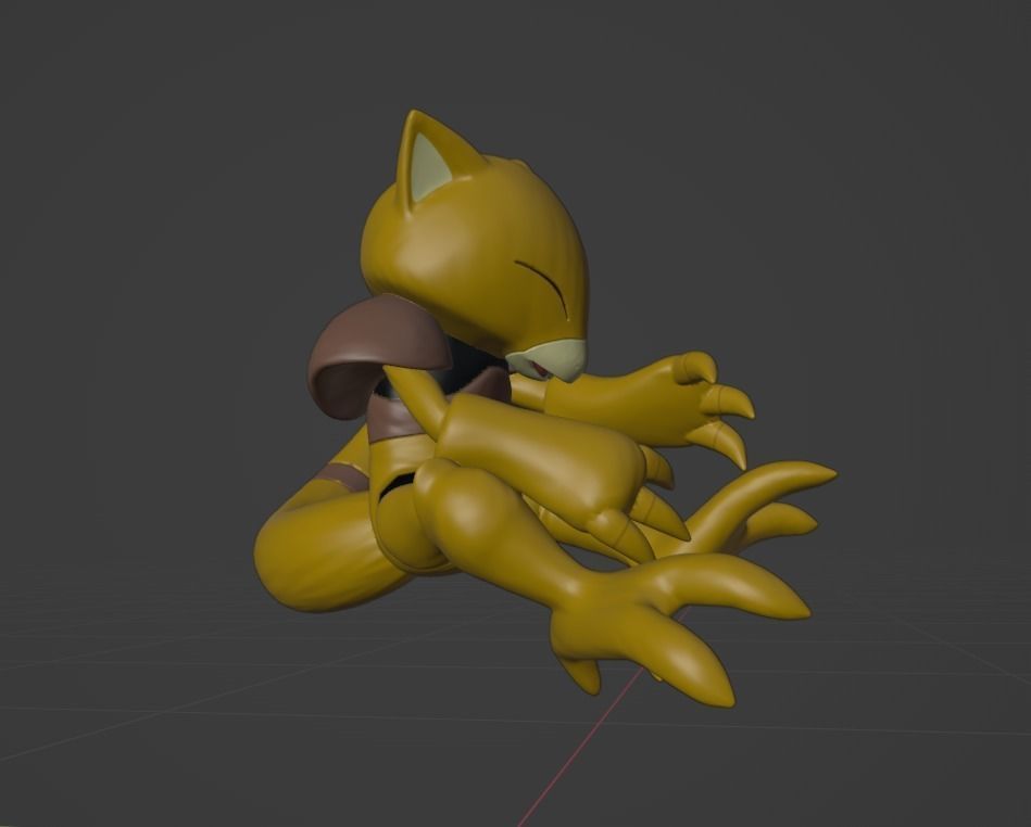 Abra Kadabra and Alakazam 3D print model 3D print model_1
