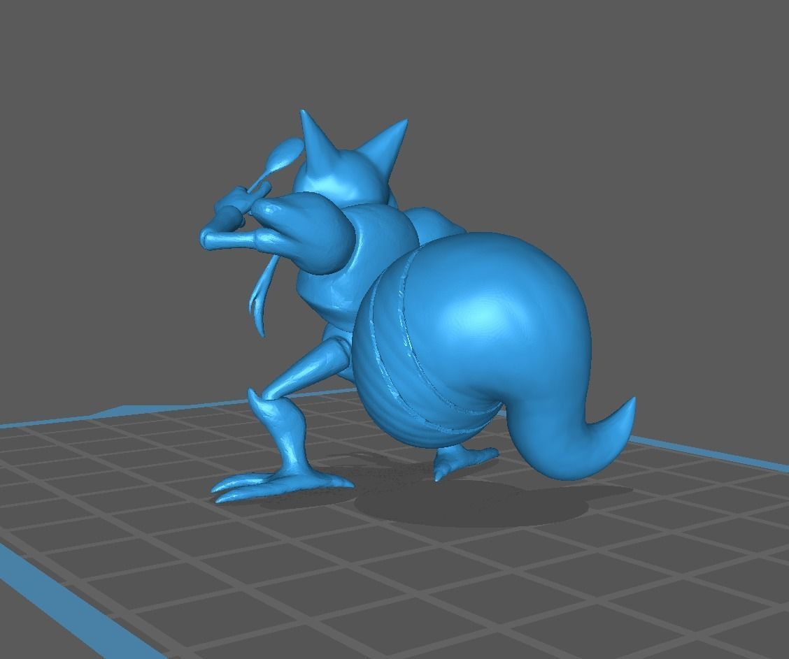 Abra Kadabra and Alakazam 3D print model 3D print model_29