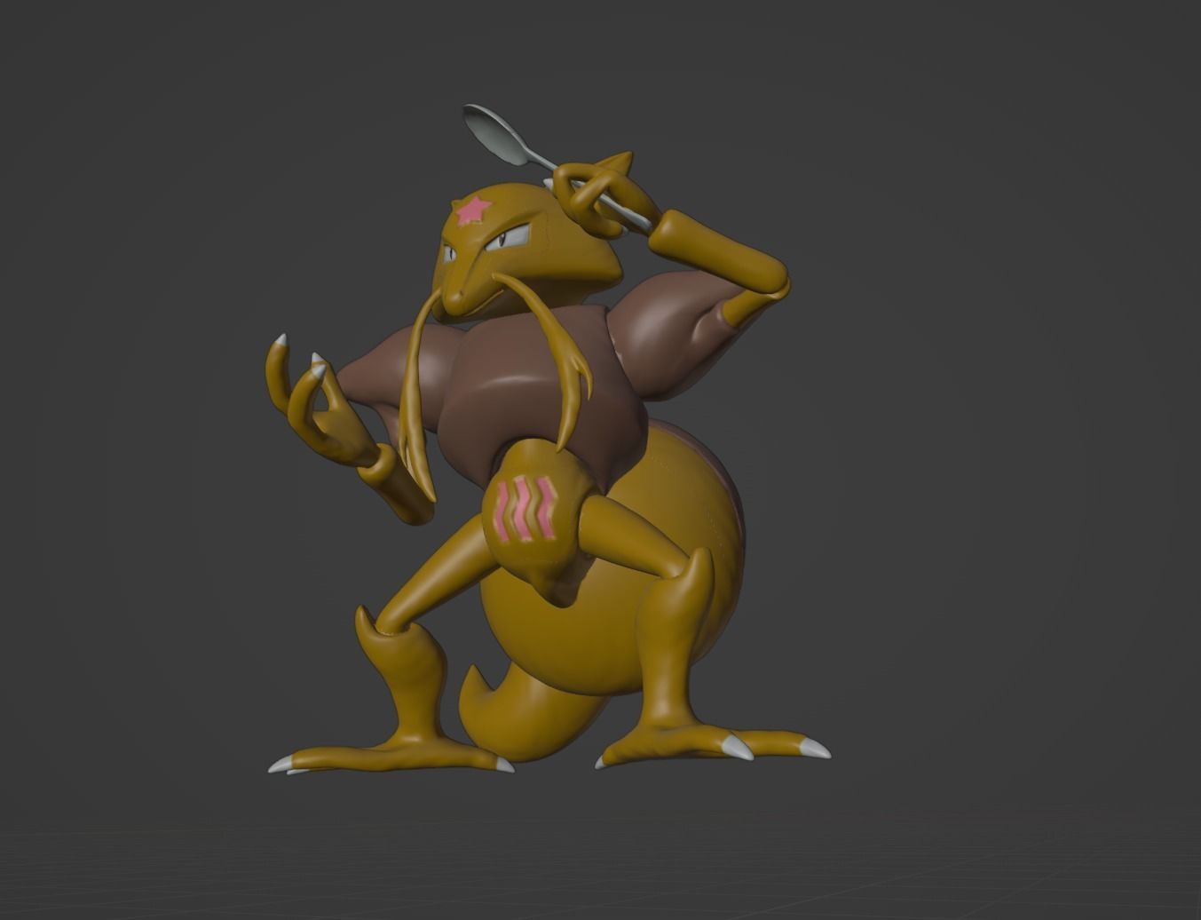 Abra Kadabra and Alakazam 3D print model 3D print model_9