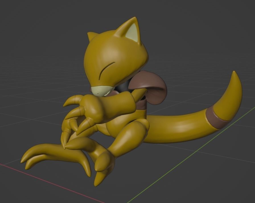 Abra Kadabra and Alakazam 3D print model 3D print model_3