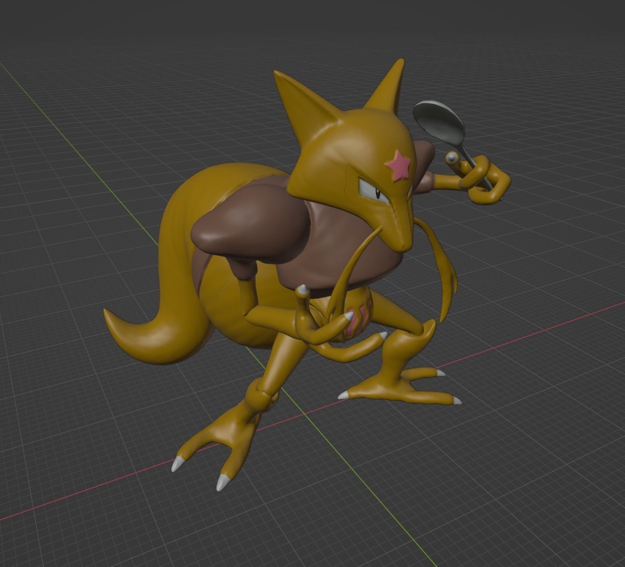 Abra Kadabra and Alakazam 3D print model 3D print model_8