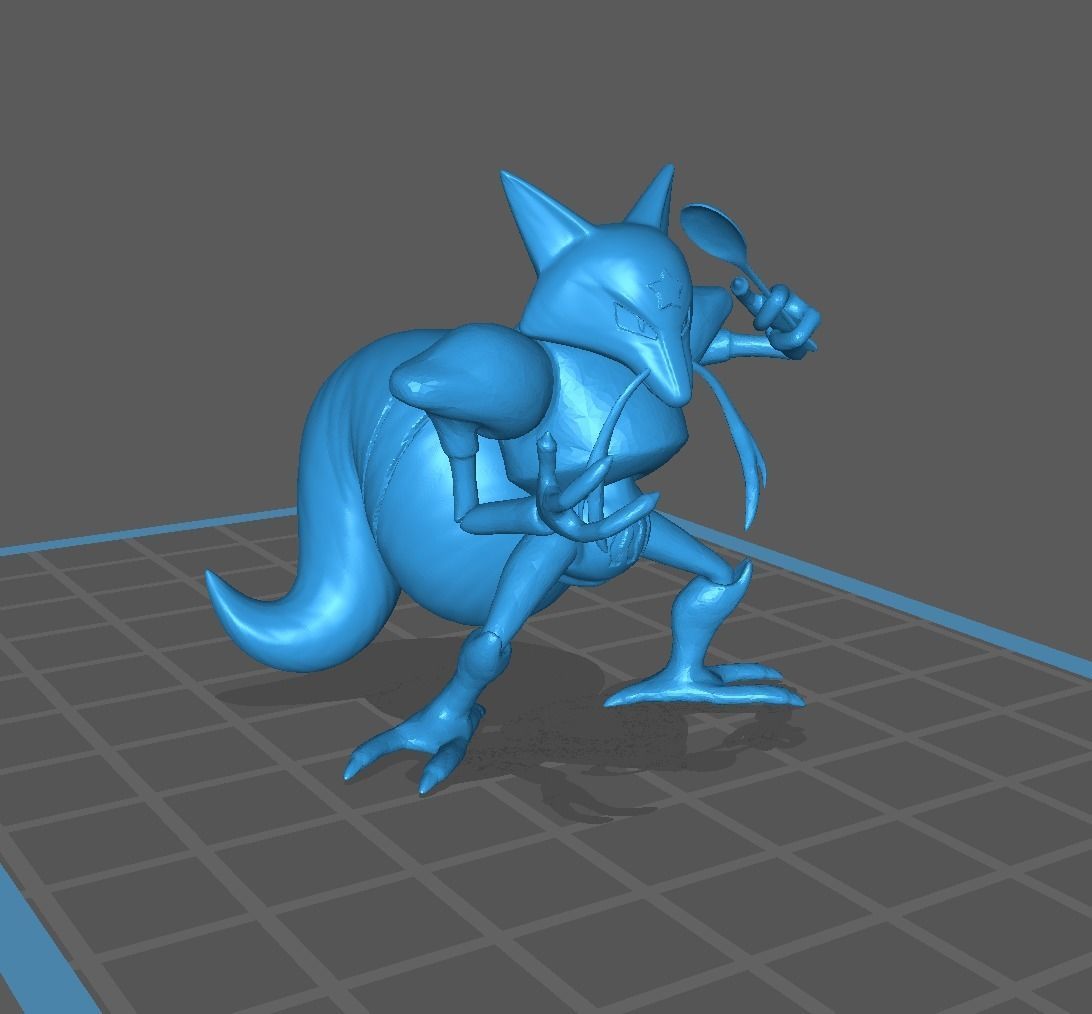 Abra Kadabra and Alakazam 3D print model 3D print model_28