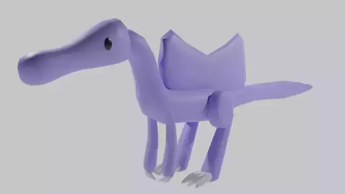 spinosaurus cute 3D model 3D model