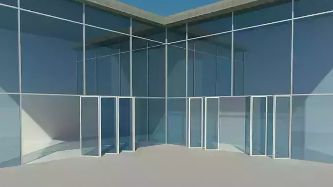 Fully Parametric Curtain Wall BiFold Doors Panels