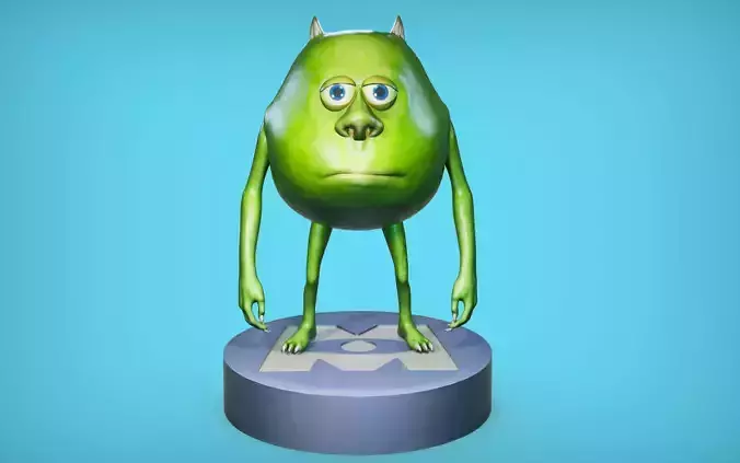 Mike Wazowski 3D print model