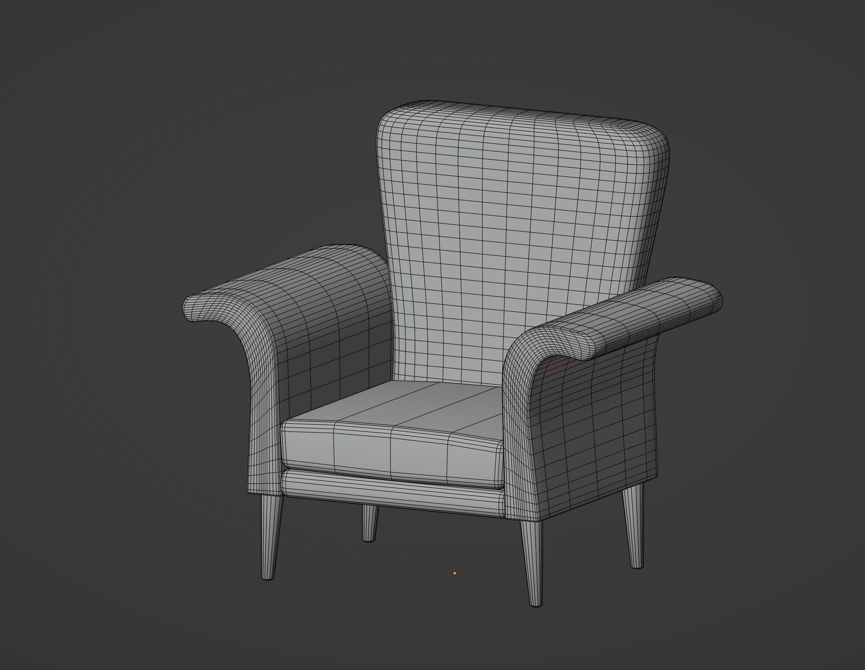 Armchair 3D model_15