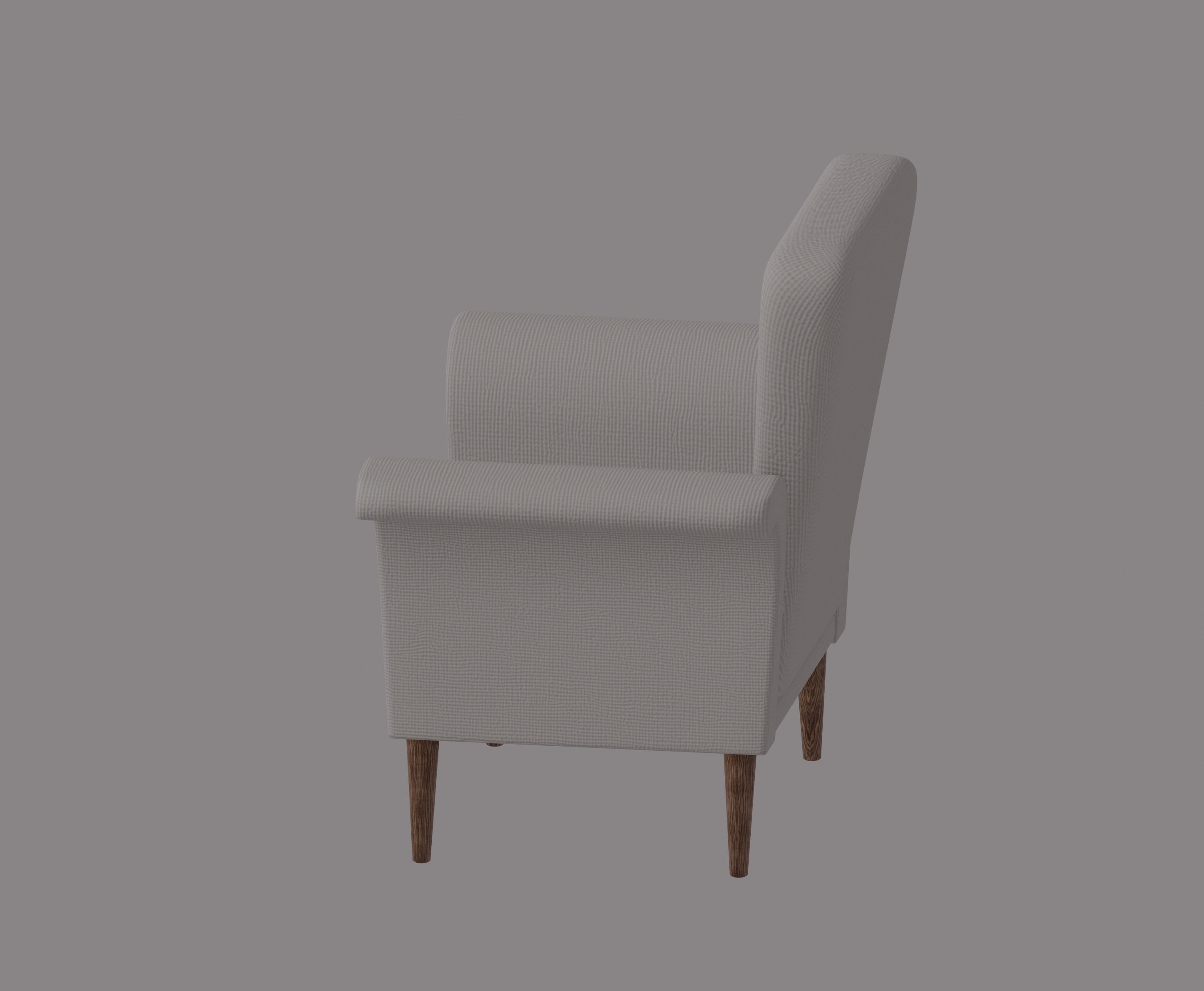Armchair 3D model_6