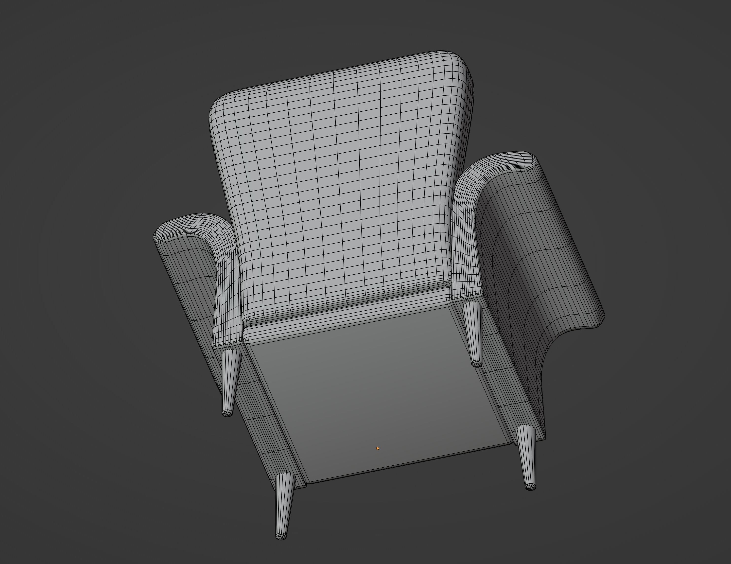 Armchair 3D model_17
