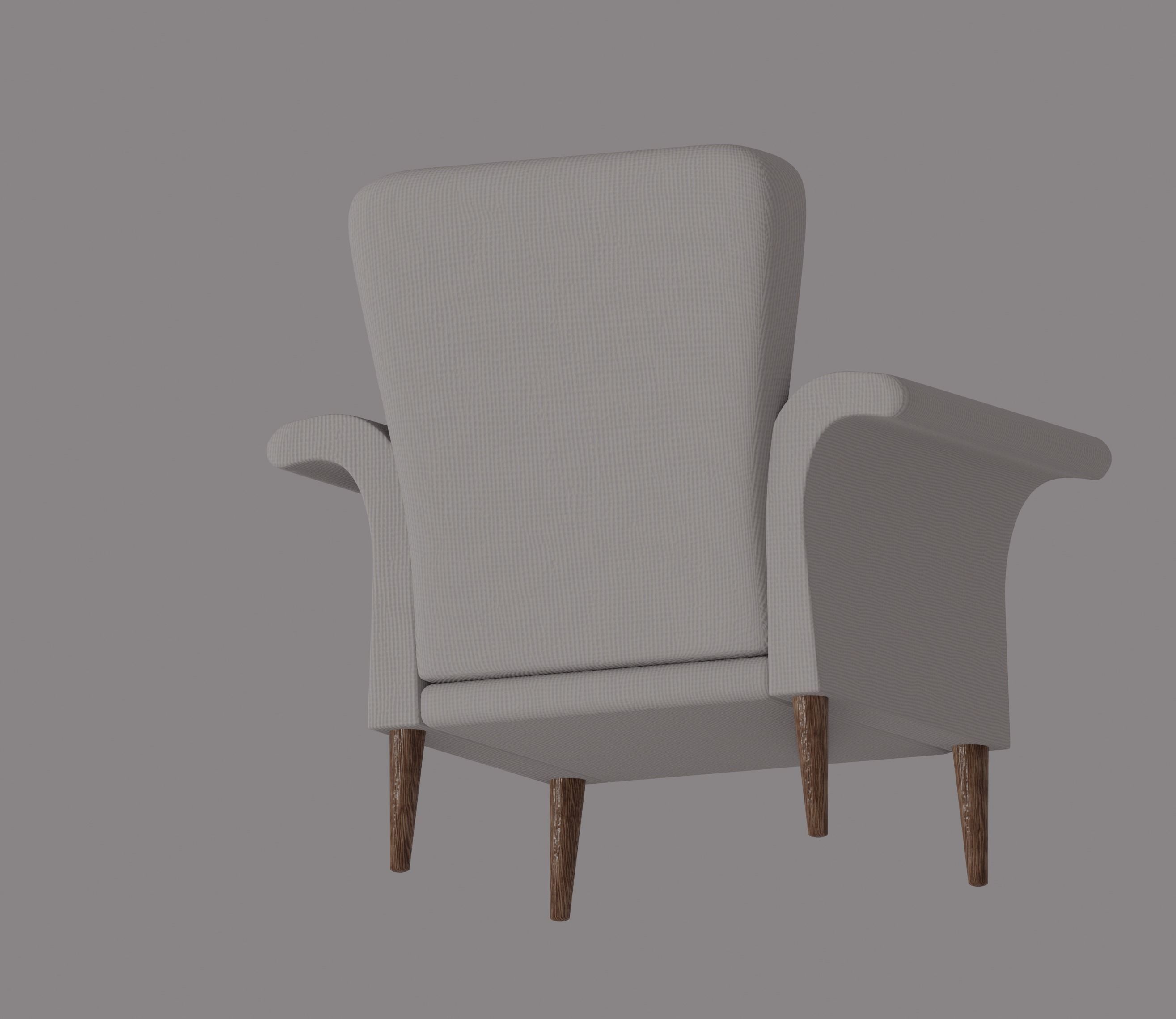 Armchair 3D model_8