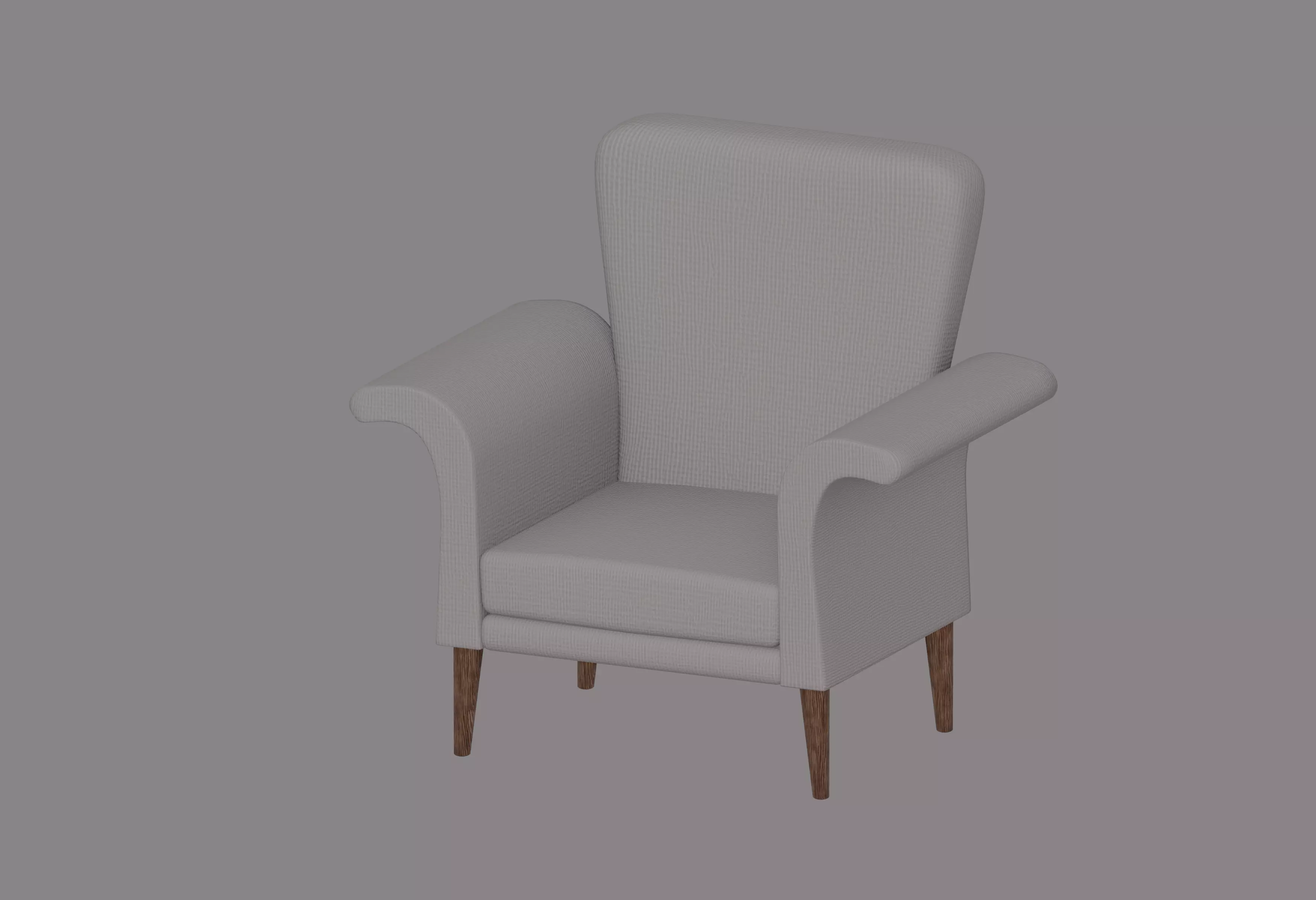 Armchair 3D model_0