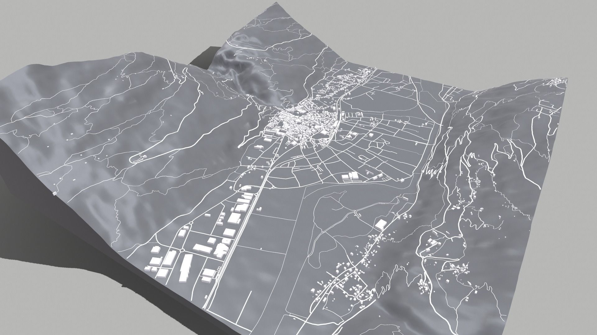 Cityscape Morbegno Italy 3D model_9