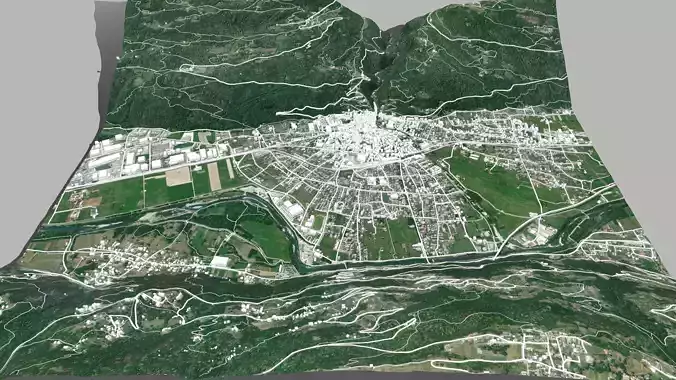 Cityscape Morbegno Italy 3D model