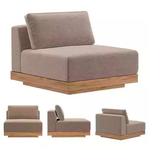 SANTOS TEAK LOUNGE CHAIR