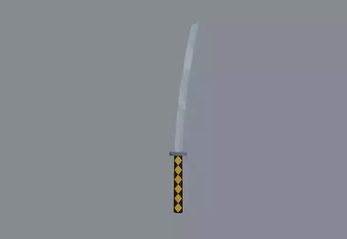 Samurai Jack Sword Low-poly 3D model