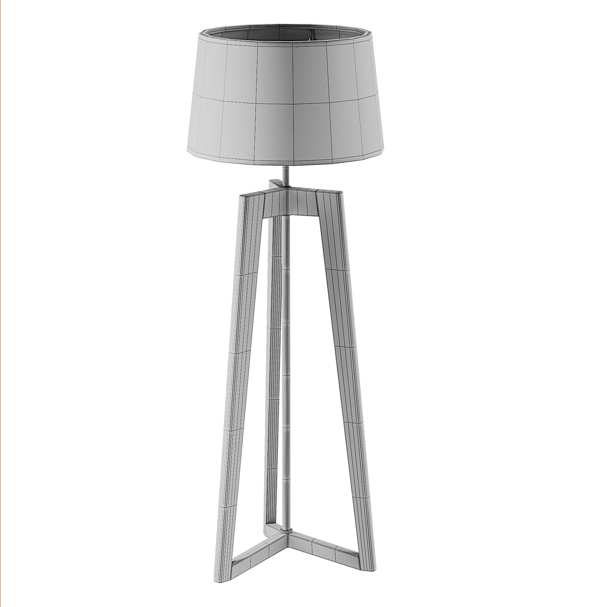 Bon Ton Floor Lamp 3D model_4