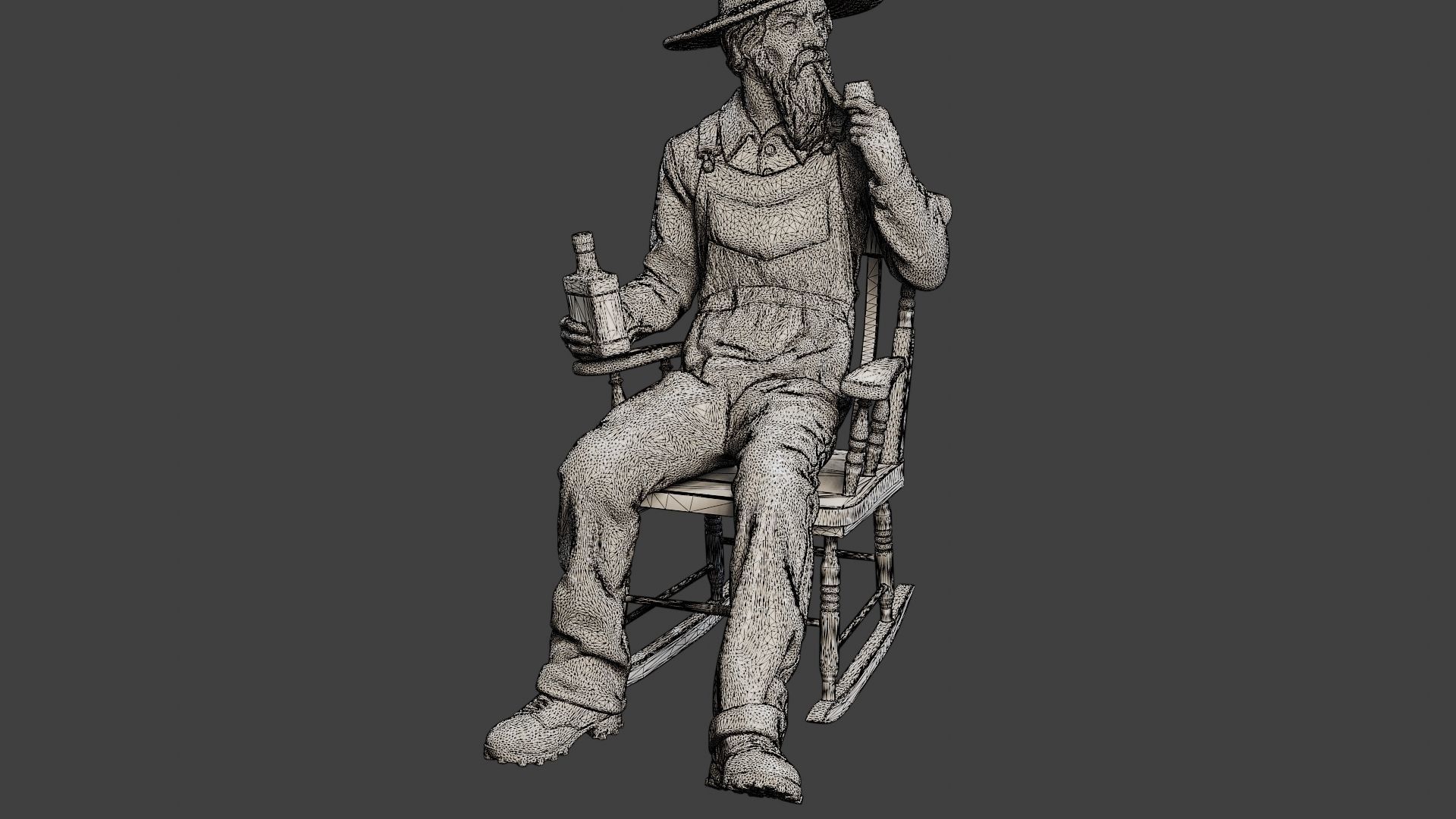 Farmer Man FM1 002 3D print model_12