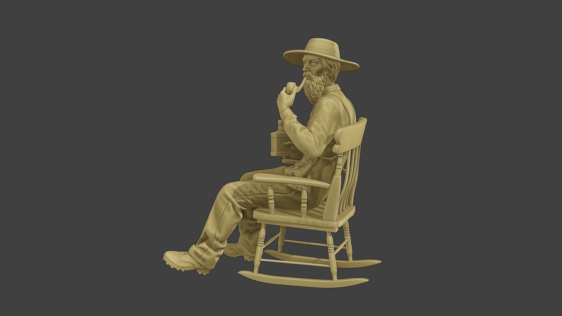 Farmer Man FM1 002 3D print model_4