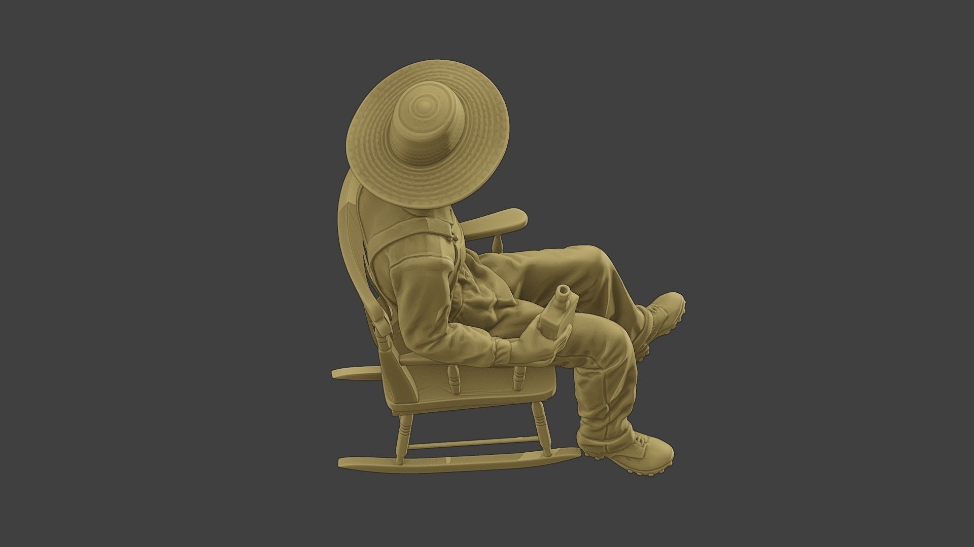 Farmer Man FM1 002 3D print model_23