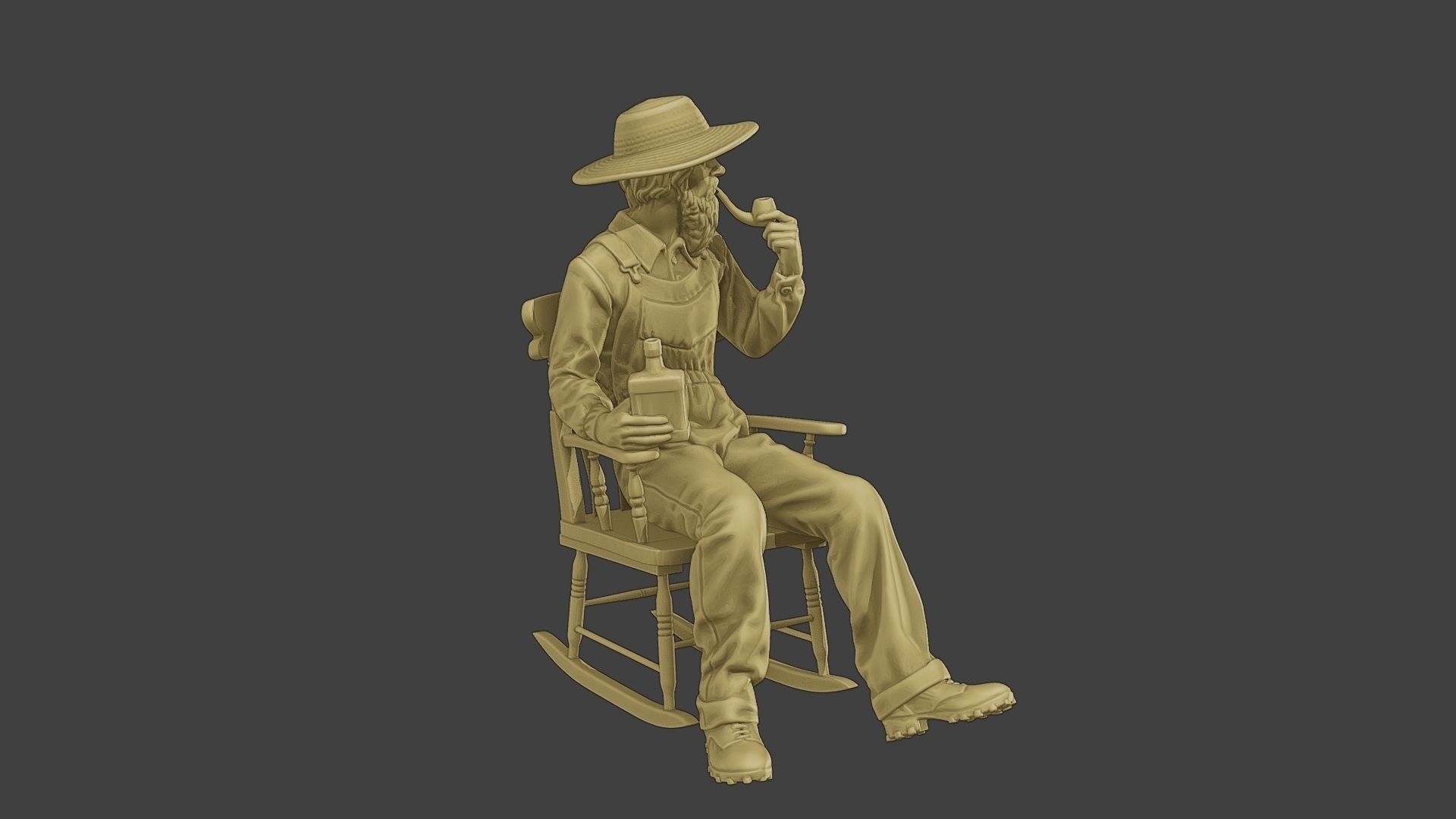 Farmer Man FM1 002 3D print model_10
