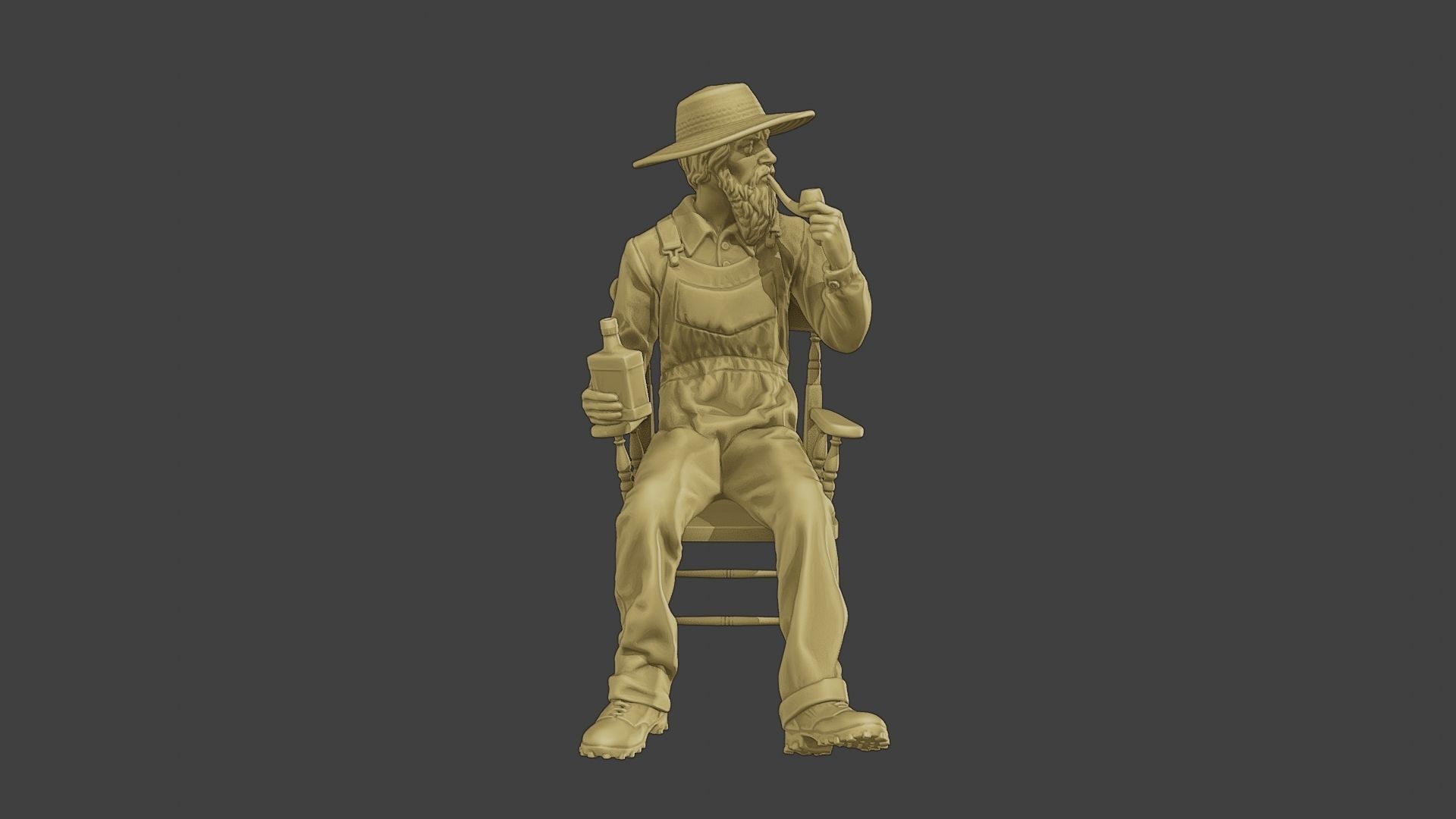Farmer Man FM1 002 3D print model_11