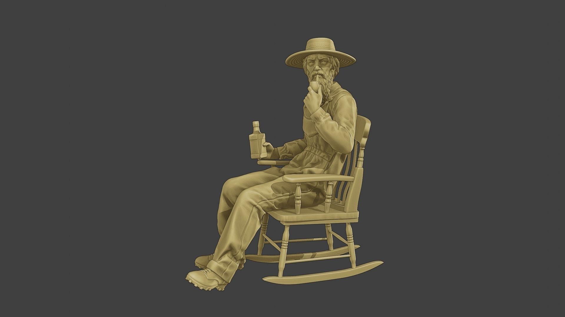 Farmer Man FM1 002 3D print model_3