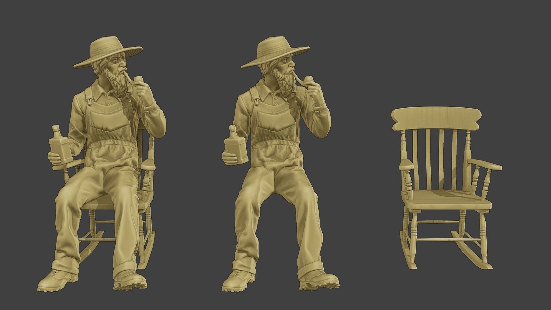 Farmer Man FM1 002 3D print model_1