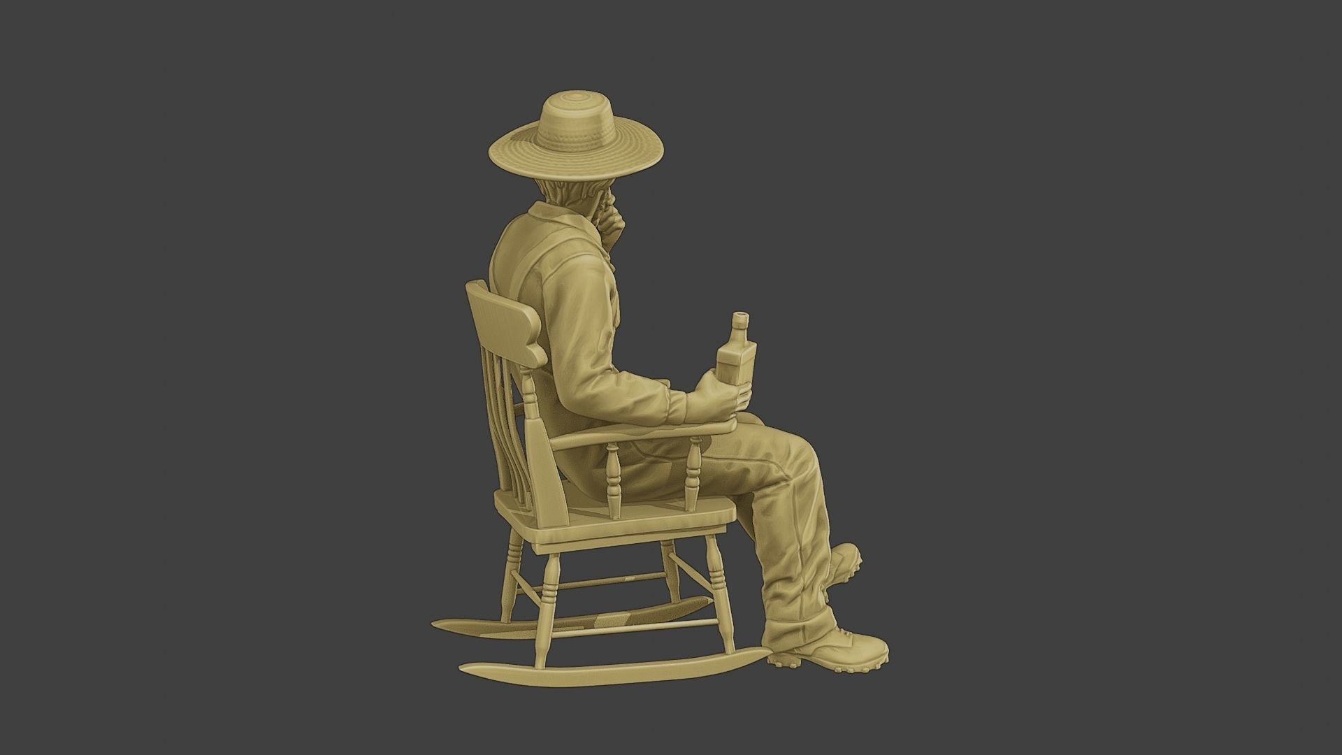 Farmer Man FM1 002 3D print model_8