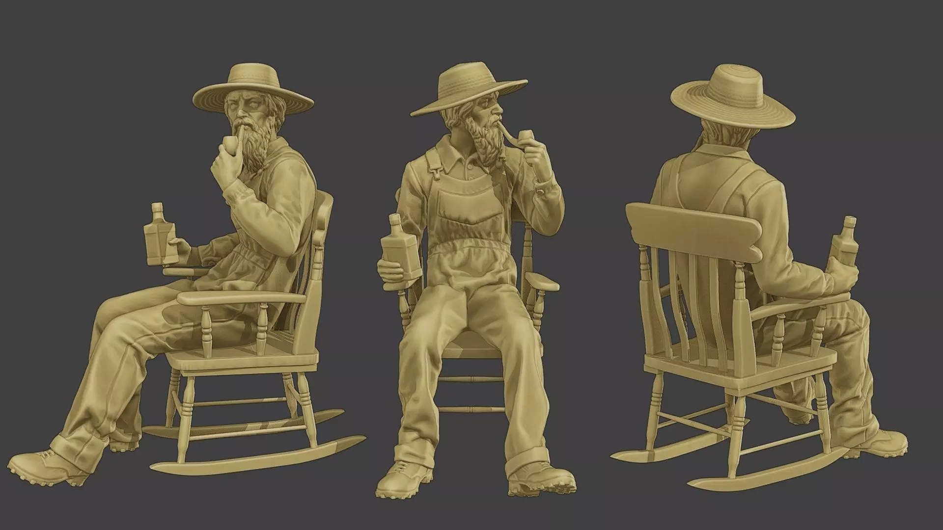 Farmer Man FM1 002 3D print model_0