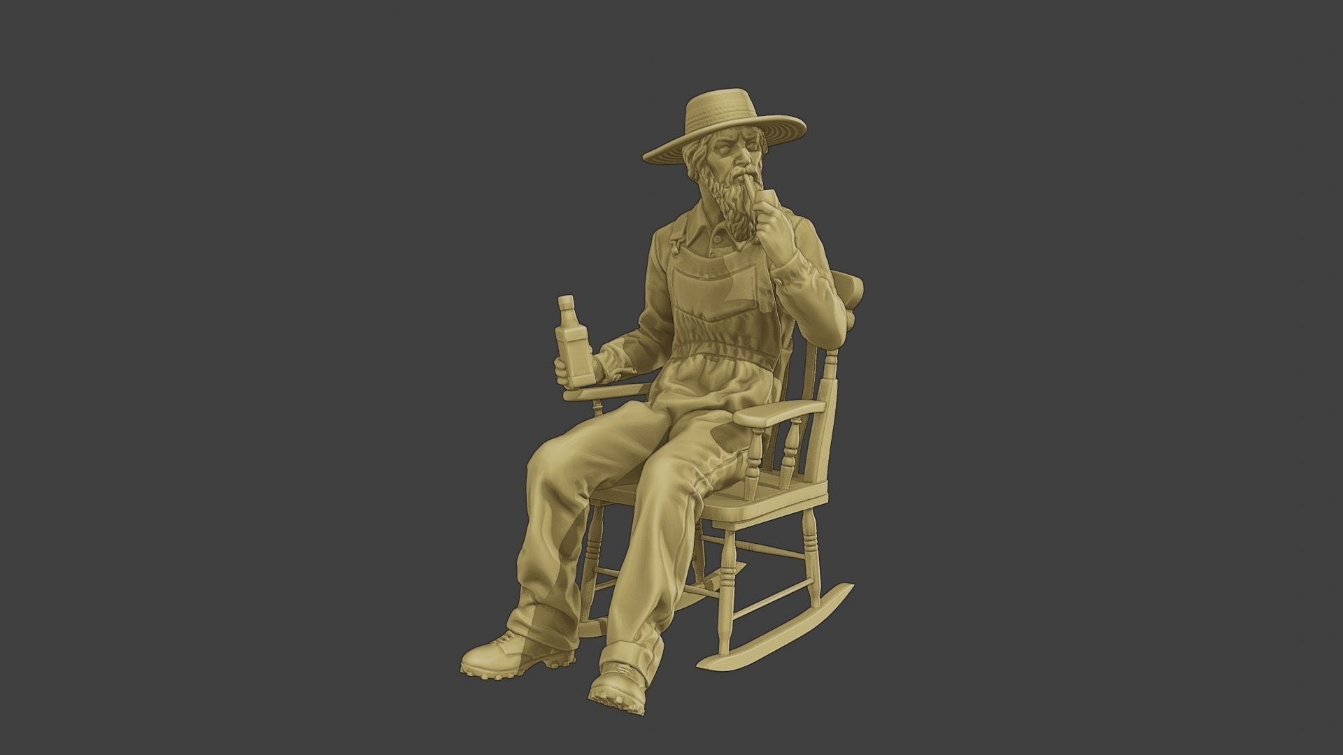 Farmer Man FM1 002 3D print model_2
