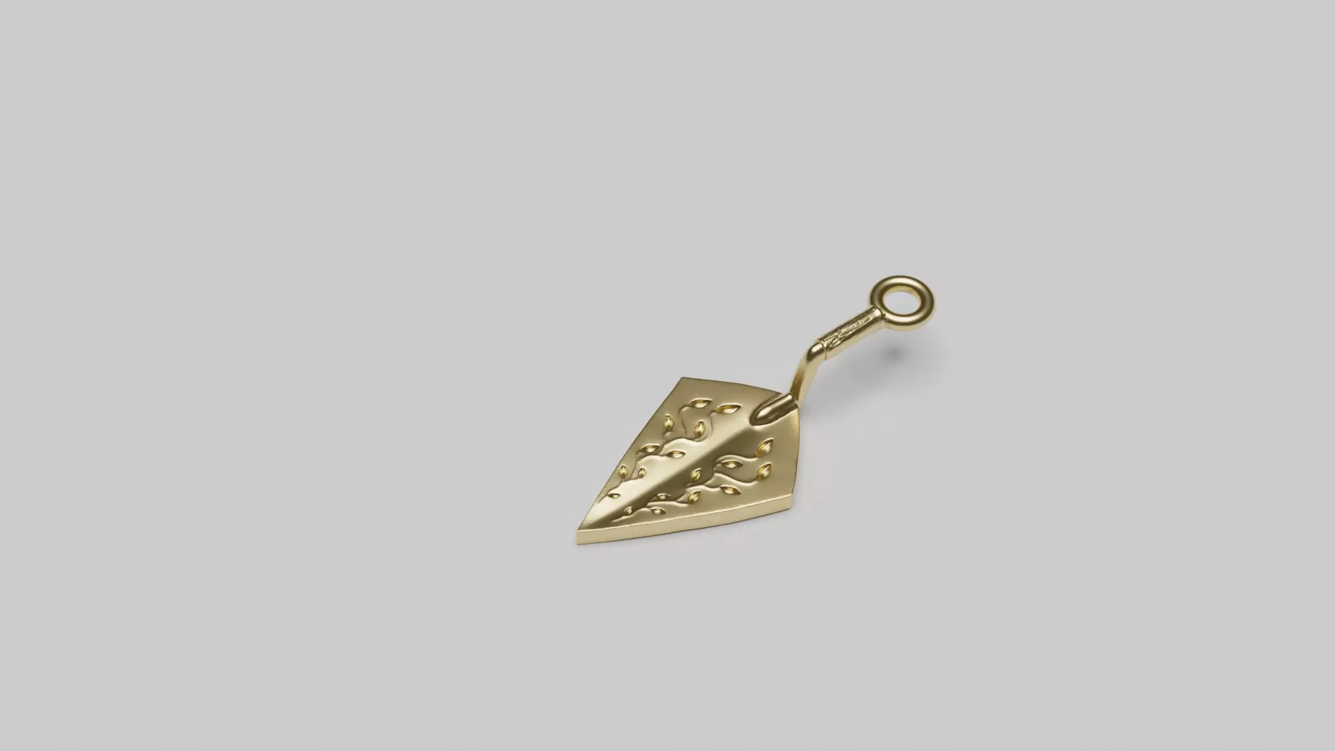 Trowel Pendent 3D print model