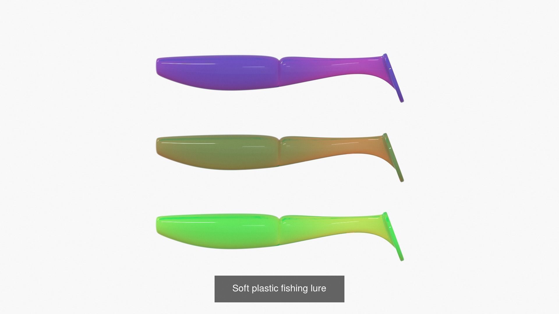 soft fishing lures 3D Model Collection_2