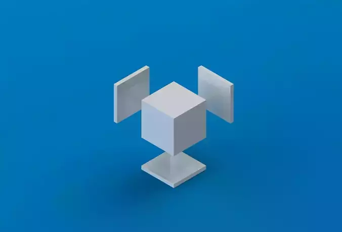 Projection cube 3D print model