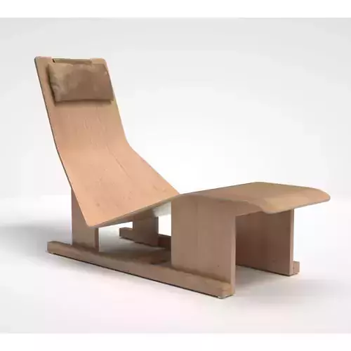 4PM Lounge Chair in cherry wood