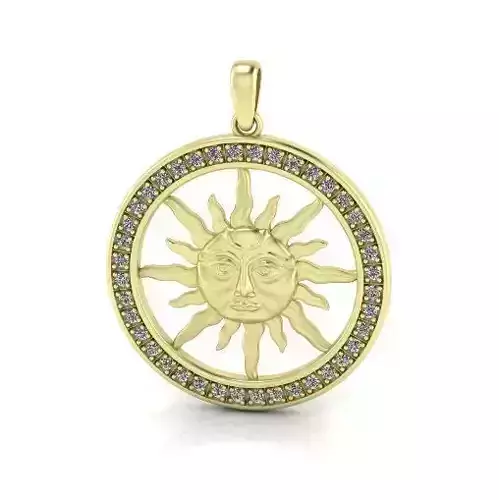 Sun pendant Model 3376