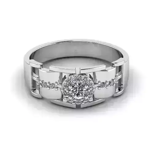 Engagement halo rings Model 3368 3D print model