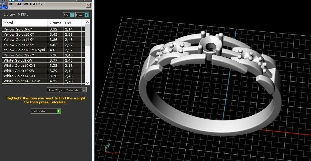 Engagement halo rings Model 3364 3D print model_9