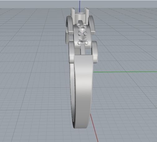 Engagement halo rings Model 3364 3D print model_4
