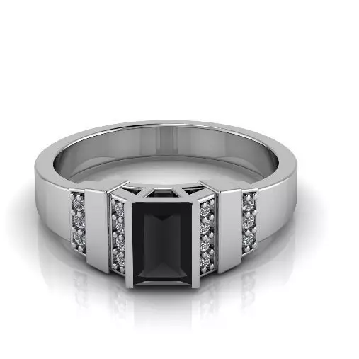 Ring Baguette Model 3363 3D print model_0