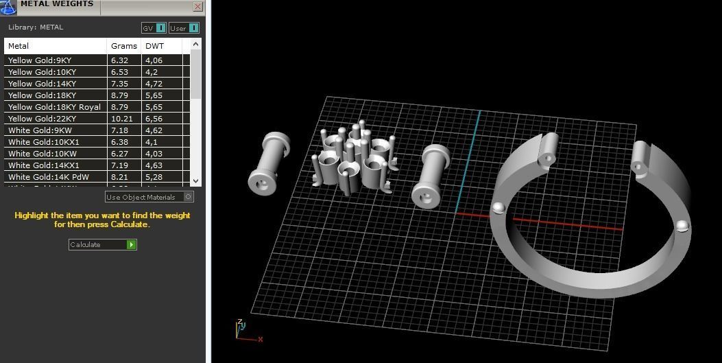 Engagement halo rings Model 3359 3D print model_9